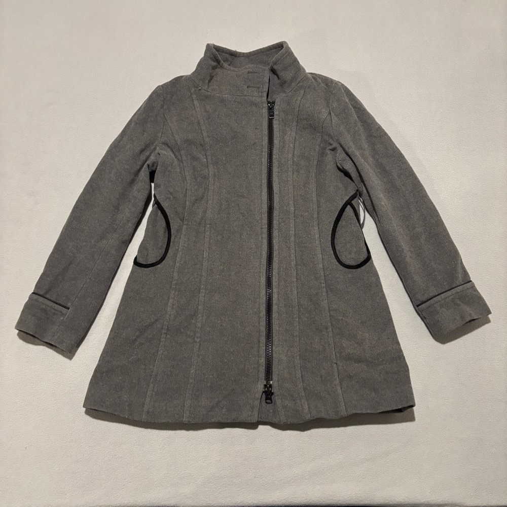 Soia and Kyo Wool Blend Jacket Size Large‎ Old Money Preppy Academia Asymmetric